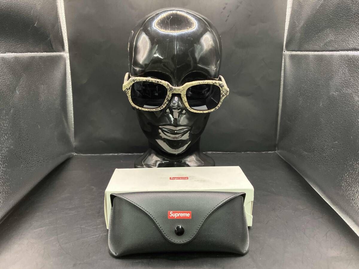 Supreme MARVIN SUNGLASSES サングラス 蛇柄フレーム