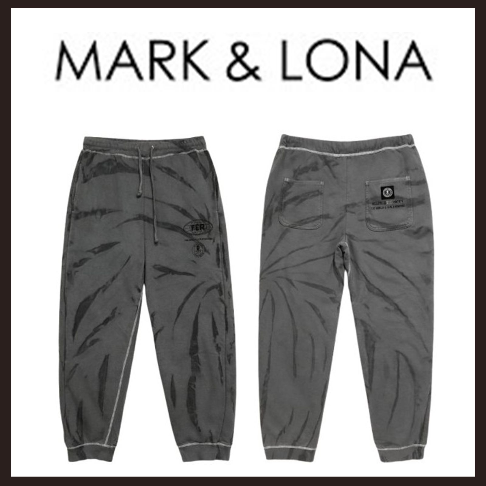 未使用　MARK&LONA（マークアンドロナ）　エバータイダイラウンジパンツ　48　グレー