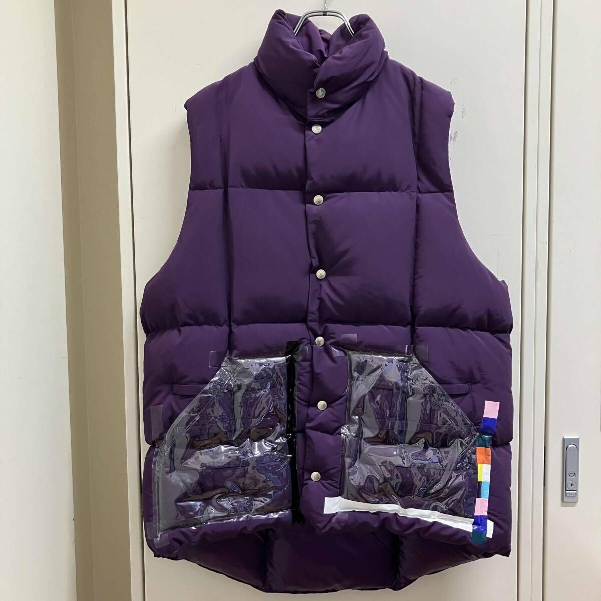 22SS TAKAHIRO MIYASHITA The Sololst. Mountain PrimaLoft Nylon Vest sj.0010SS22 サイズ46 パープル タカヒロミヤシタザソロイスト