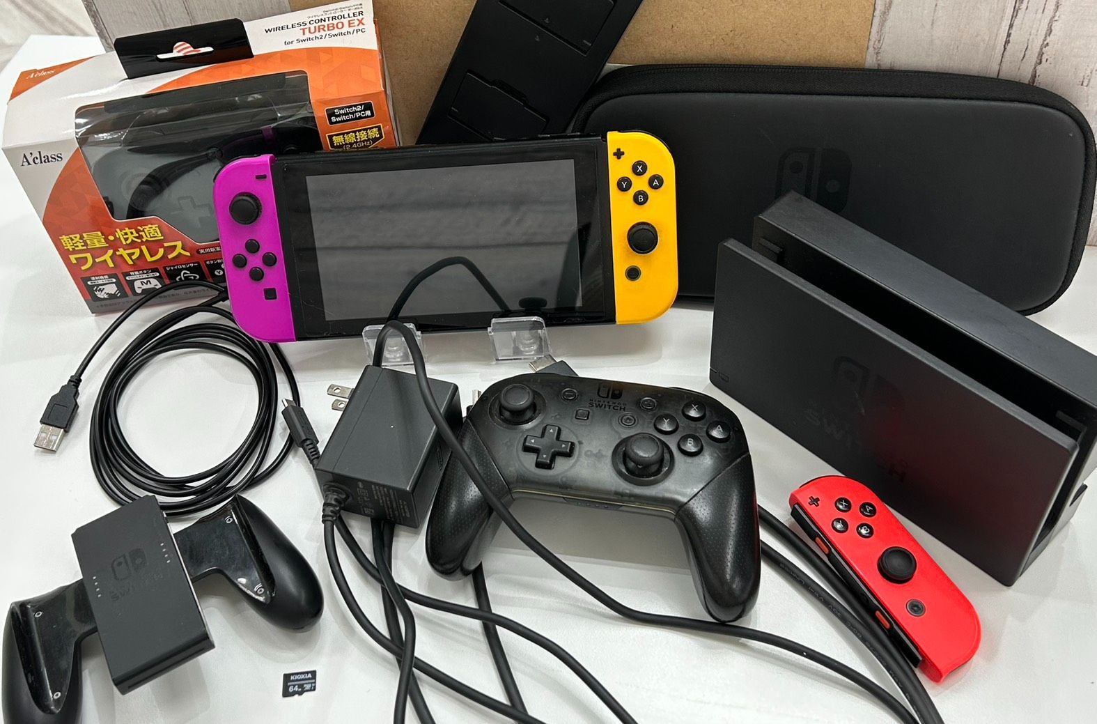 加】Nintendo Switch 本体 ドック JoyCon ProCon SDカード AC