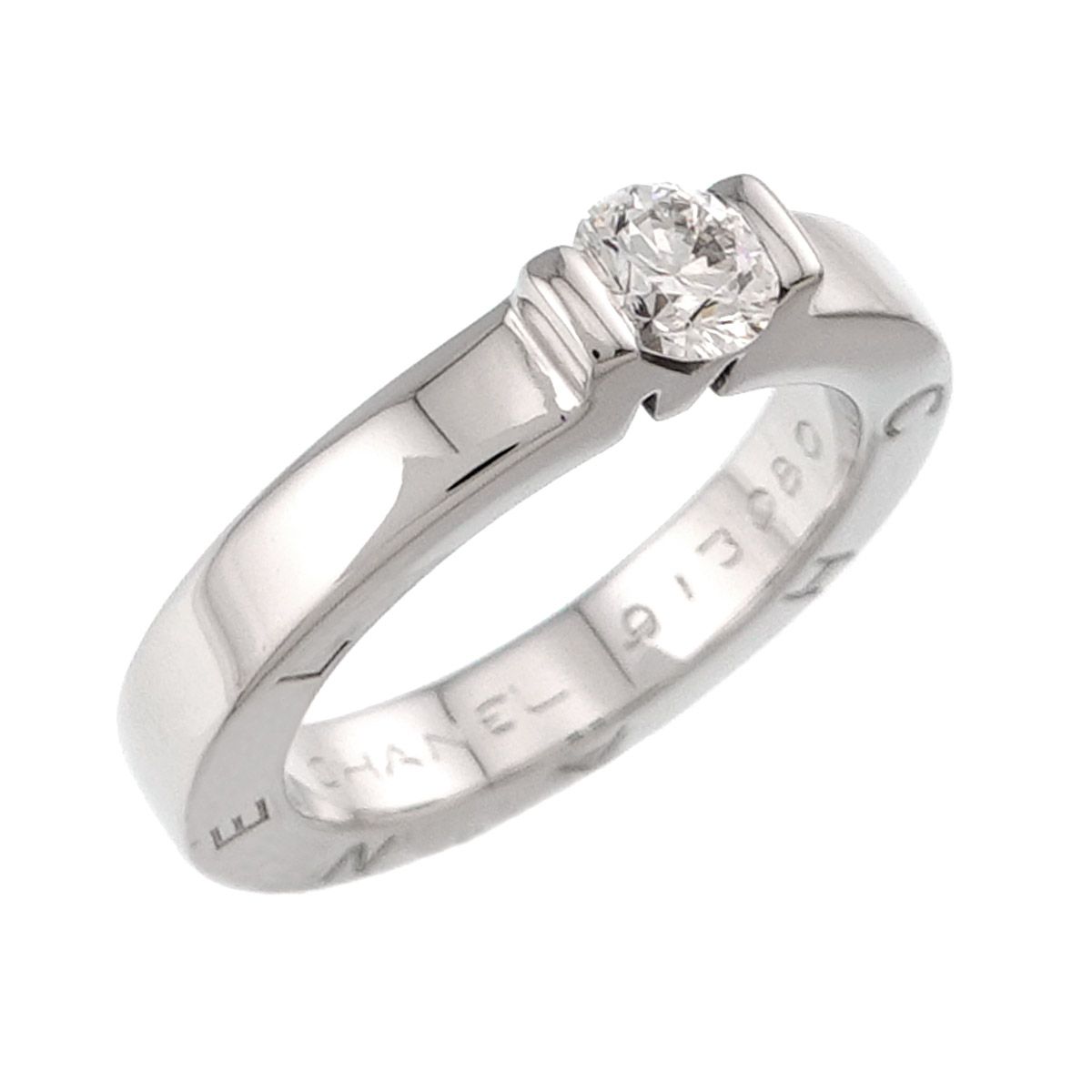 シャネル CHANEL ダイヤ 5.5号 リング Pt プラチナ 指輪 Diamond Ring 