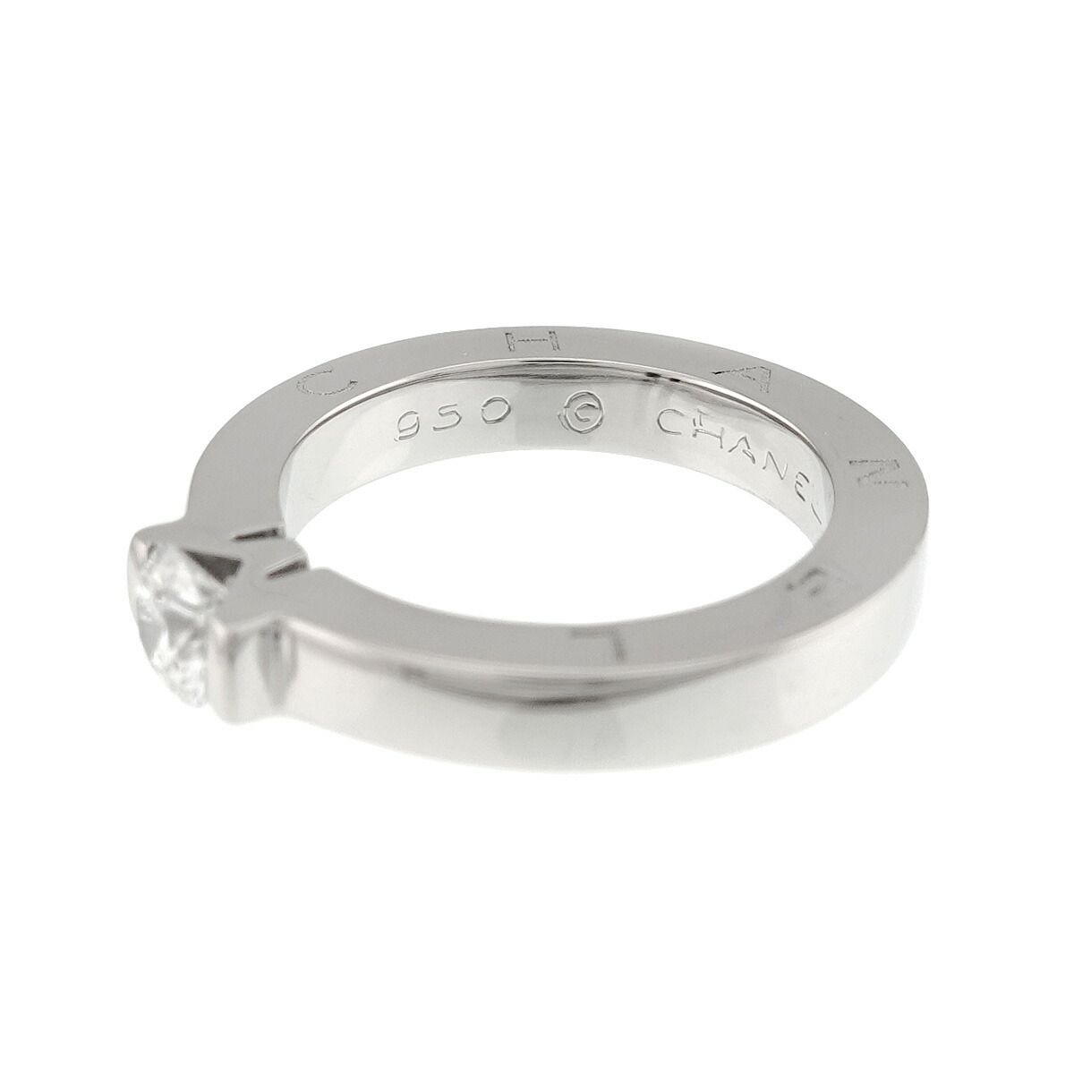 シャネル CHANEL ダイヤ 5.5号 リング Pt プラチナ 指輪 Diamond Ring