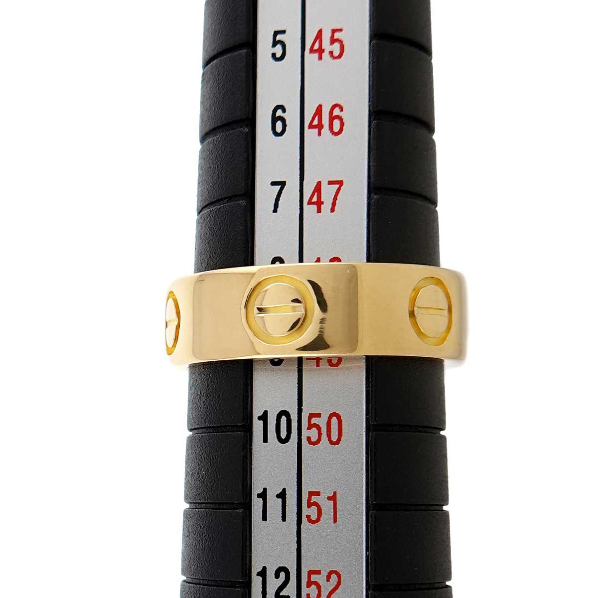 カルティエ Cartier ラブ #49 リング K18 YG イエローゴールド 750