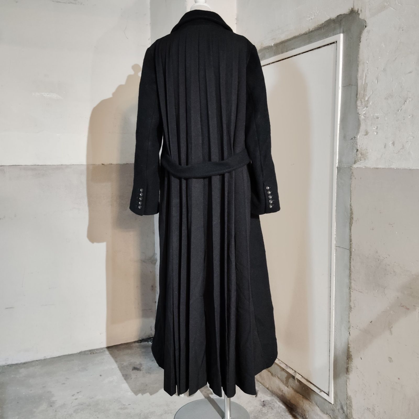 AMERI UNDRESSED BACK PLEATS COAT M アメリ バックプリーツコート 