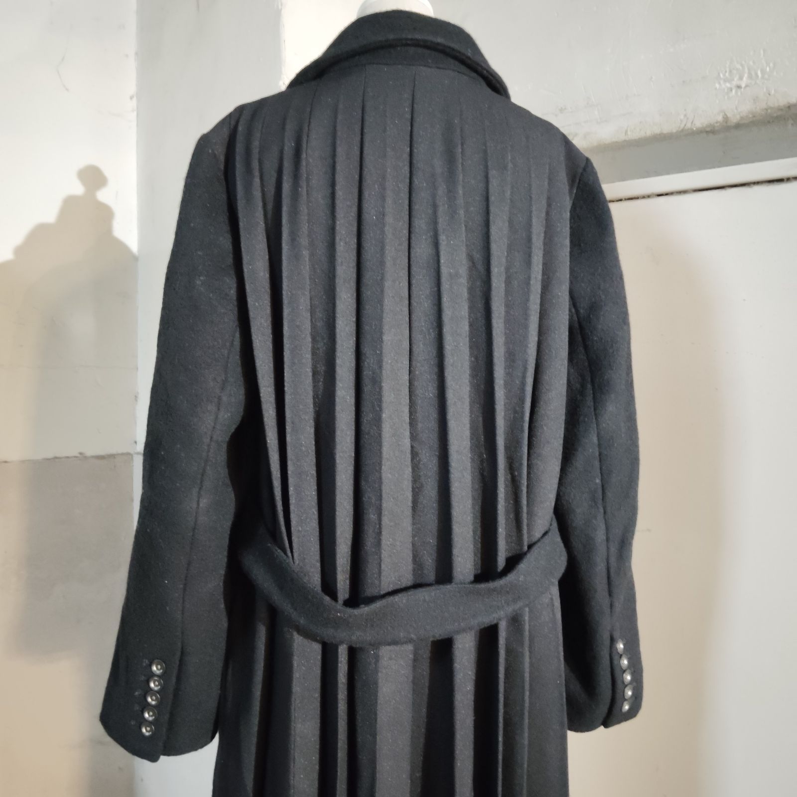AMERI UNDRESSED BACK PLEATS COAT M アメリ バックプリーツコート 