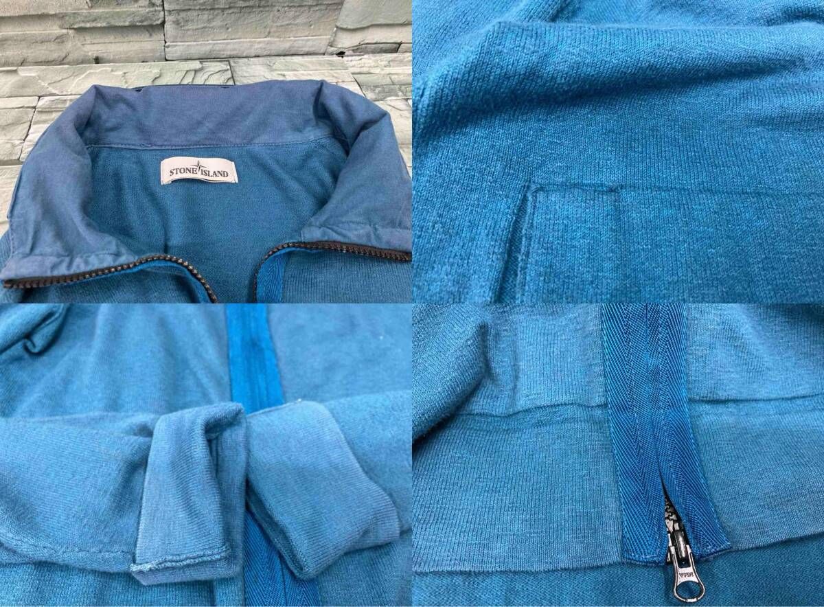 STONE ISLAND/ニット/フルジッパーニットカーディガン/BLU/L/冬 - メルカリ