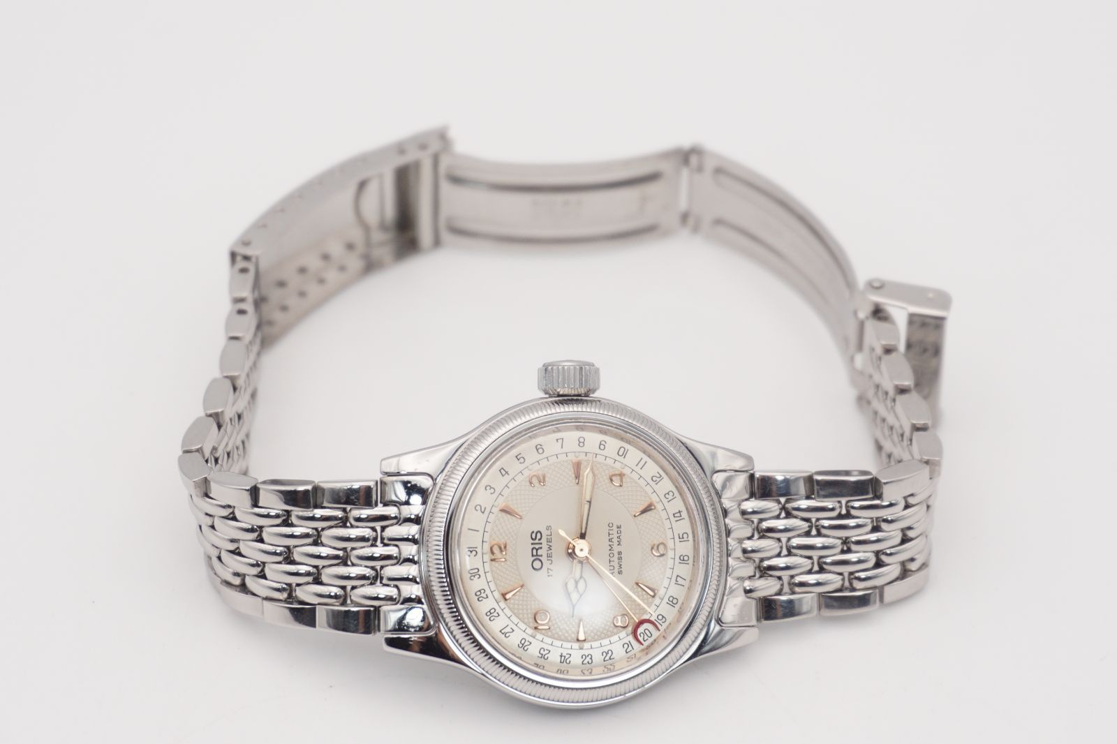 ⭐稼働品 ORIS オリス 7400C ビッグクラウン ポインターデイト 自動巻