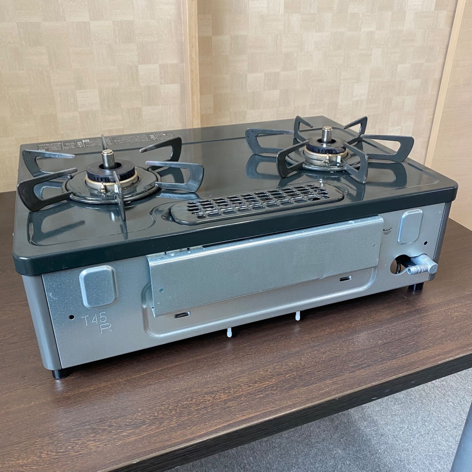 ◇中古◇格安◇リンナイ◇グリル付ガステーブル◇RTE565BKL◇都市ガス 