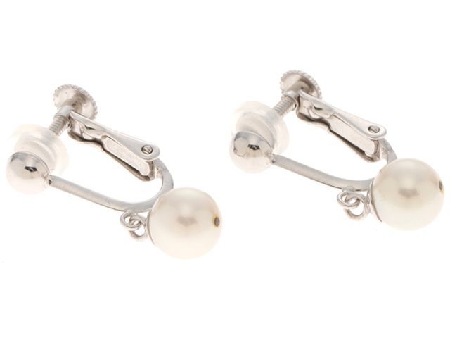 TASAKI タサキ ジュエリー K18WG/P/2.5g 貴金属･宝石 ｲﾔﾘﾝｸﾞ イヤリング K18ホワイトゴールド K18WG レディース【中古】431
