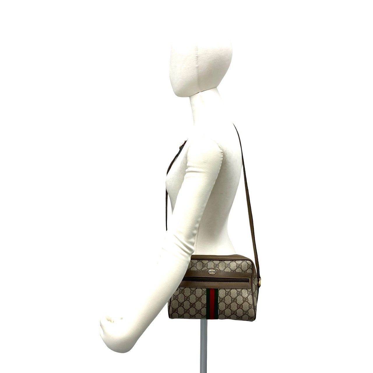極 美品 GUCCI グッチ オールドグッチ ヴィンテージ シェリーライン GG
