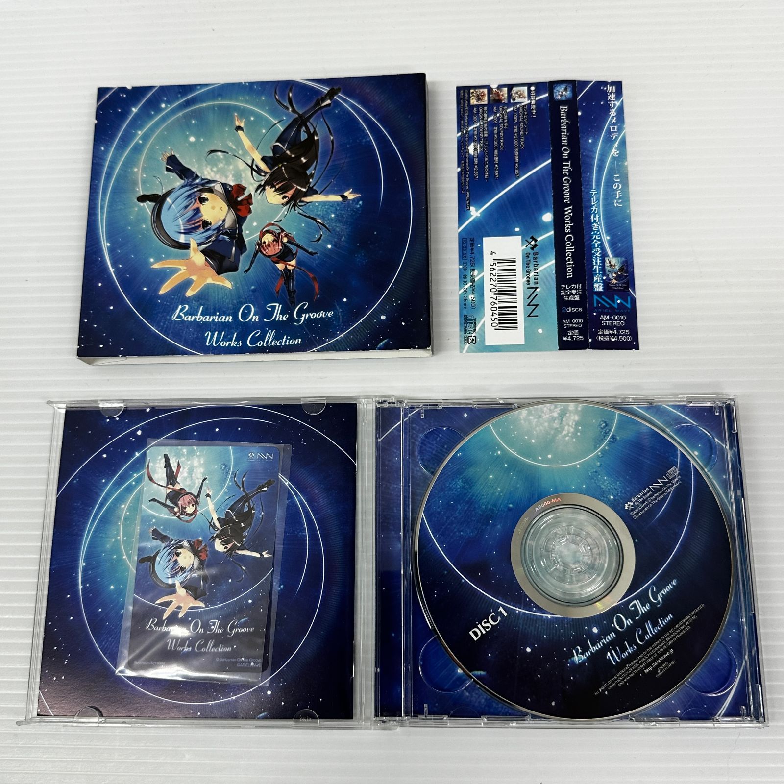 □[CD] Barbarian On The Groove Works Collection テレカ付き 中古品 