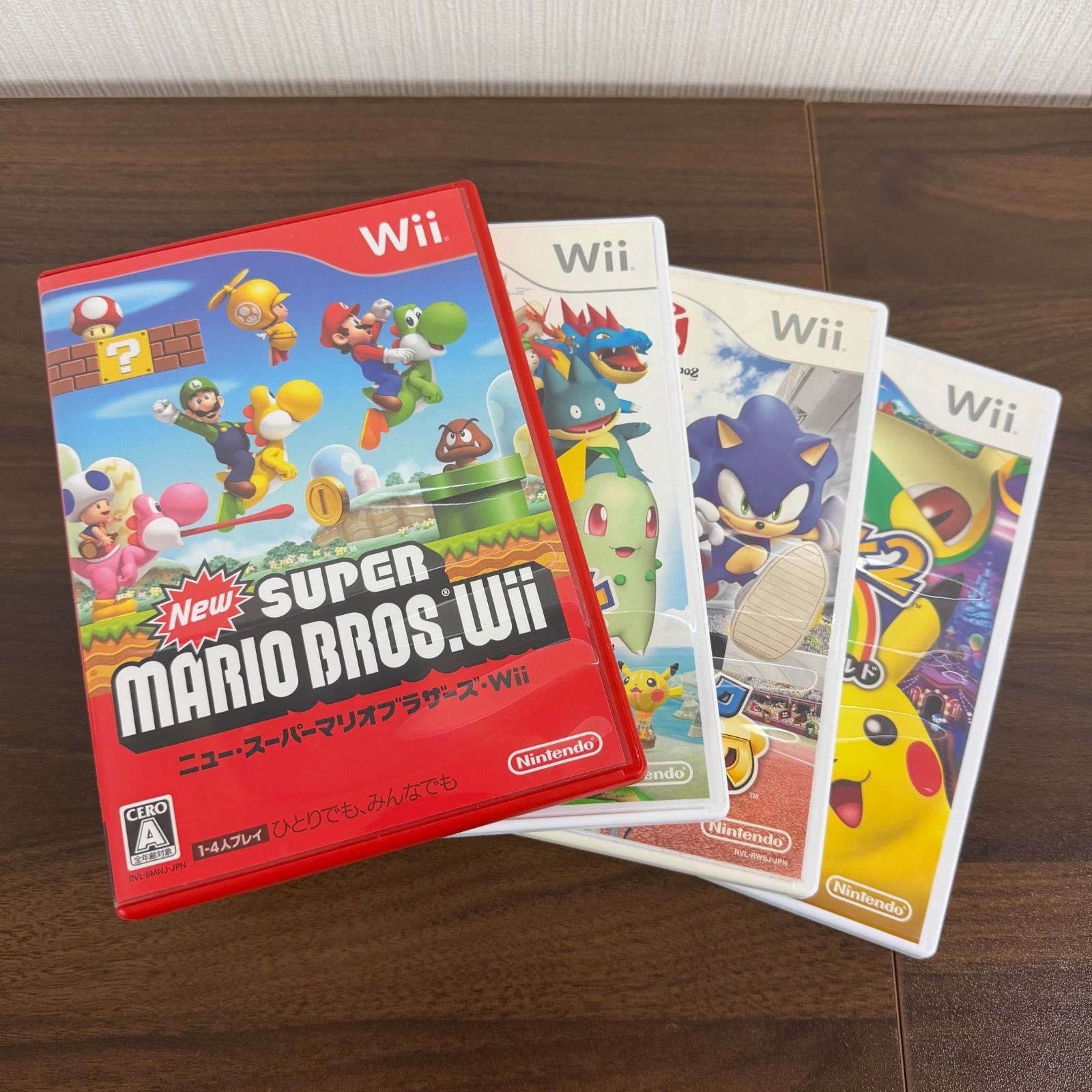 wii 中古 ソフトセット Wii ソフト 4本セット - メルカリ