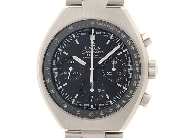 OMEGA オメガ ウォッチ スピードマスター マークII 時計 327.10.43.50.01.001 腕時計 ステンレススチール ブラック 自動巻き ブラック文字盤 メンズ【中古】432