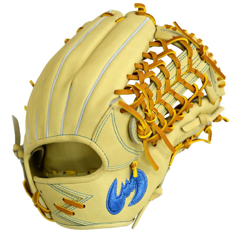 ジームス Zeems 限定 軟式グラブ 三方親 外野手用 コウモリ型ロゴ 野球 軟式 グローブ グラブ 一般 26SS(SV-532GBN-ｺｳﾓﾘ)