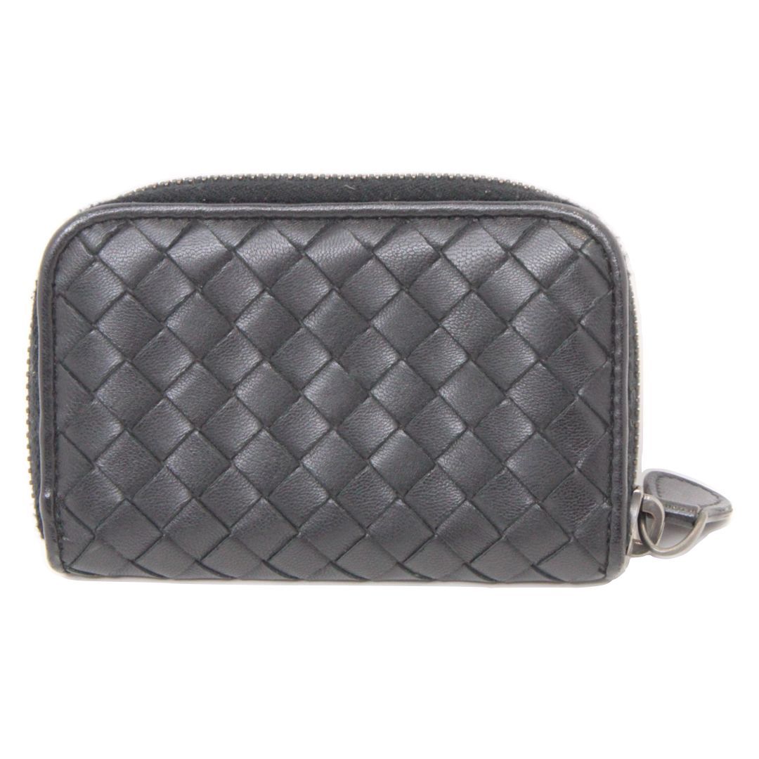 ★【BOTTEGA VENETA】ッテガ・ヴェネタ　114075-V 4651/6100　イントレチャート　コインケース　ウォレット　メンズ　ハイブランド　ブラック　ダークブラウン