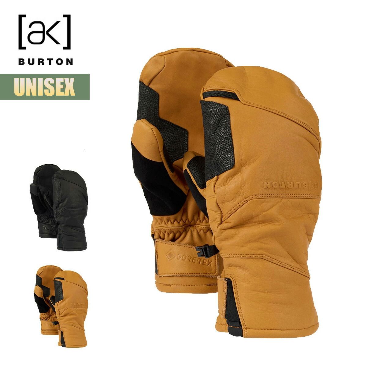 バートン グローブ 25-26 Burton [ak] クラッチ ゴアテックス レザー ミトン W26JP-233451 [ak] Clutch GORE-TEX Leather Mittens スノーボードグローブ スノーグローブ メンズ レディース