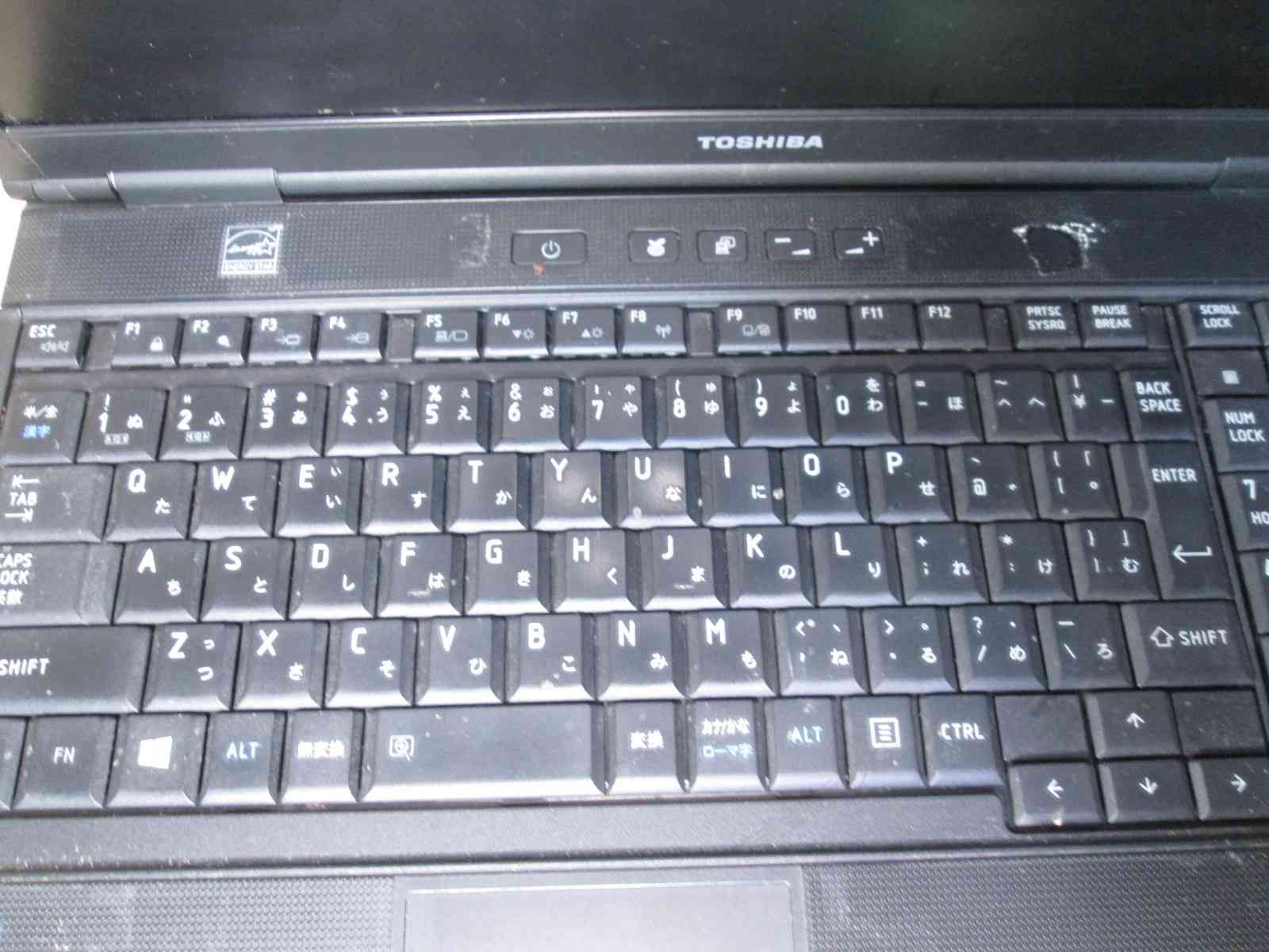 HDDなしジャンク品　TOSHIBA dynabook B552 東芝 dynabook Satellite B552/F【Core i3 2370M】 均一 ジャンクPC