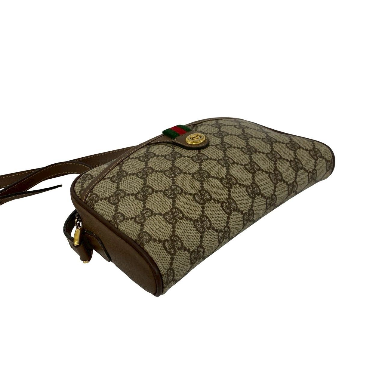 極 美品 GUCCI グッチ オールドグッチ ヴィンテージ シェリーライン GG 