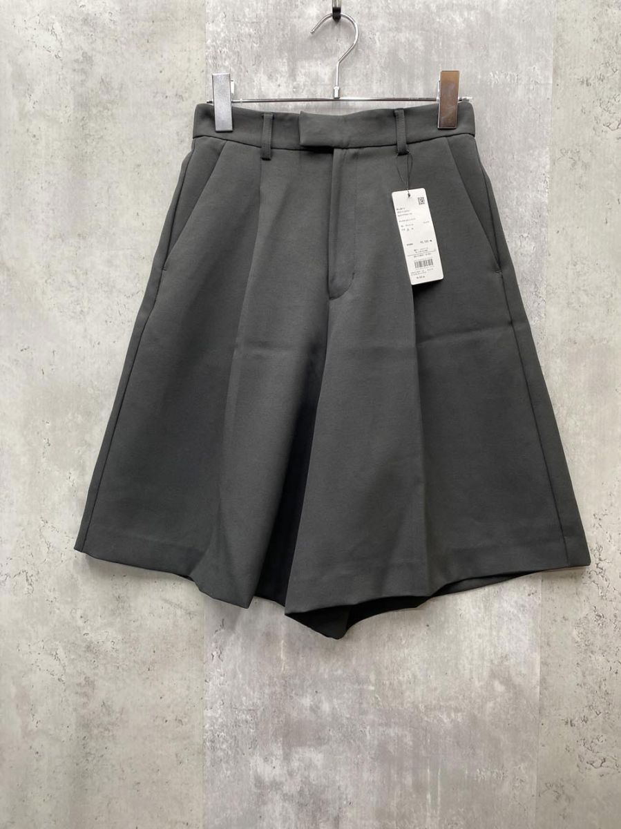 新品 nano universe ナノユニバース タック キュロット パンツ size36/チャコール ■◆◎レディース