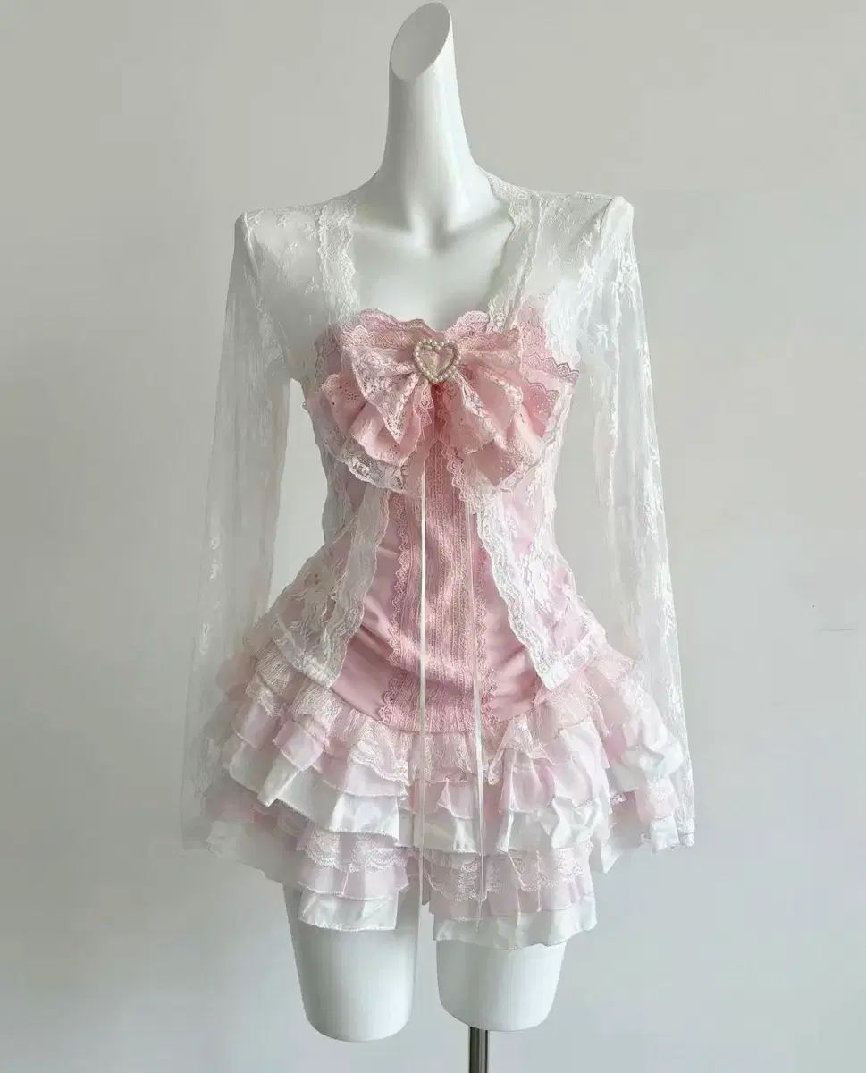 古風 姫ギャル スリーピース セットアップ LIZ LISA（リズリサ） tralala アクシーズファム 量産型 ピンタール