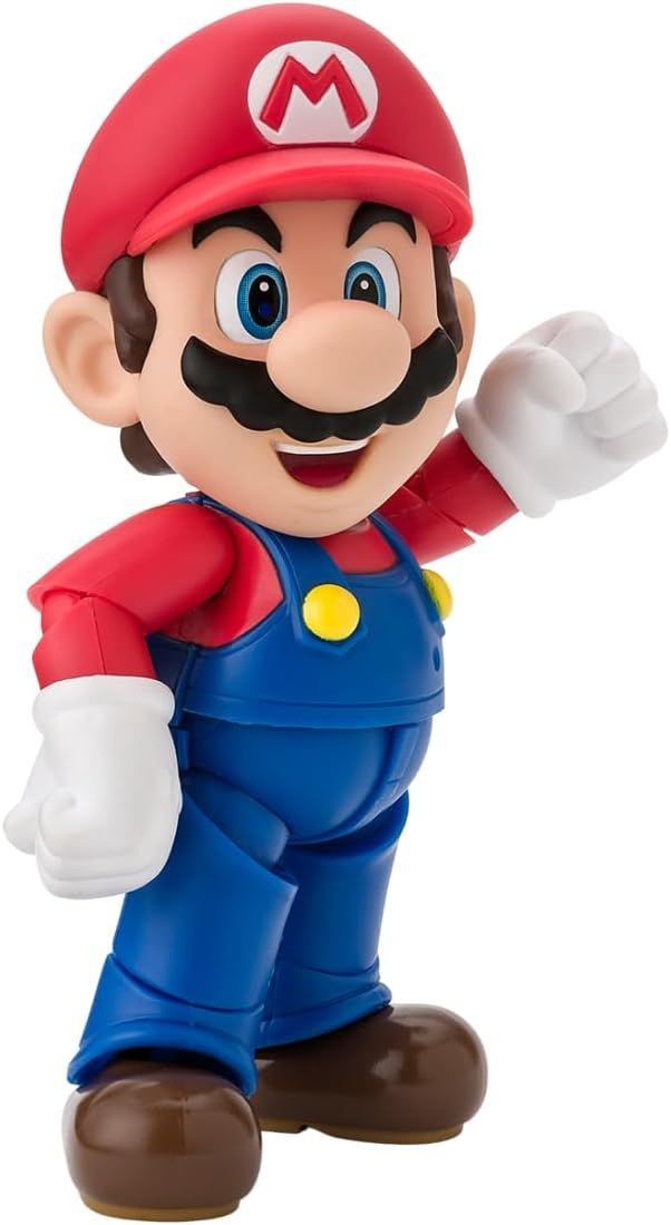 【新品】 S.H.Figuarts スーパーマリオ マリオ (SUPER MARIO) 約100mm ABS&PVC製 塗装済み可動フィギュア 佐賀