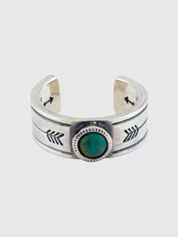 NORTH WORKS ノースワークス 指輪 リング インディアンジュエリー シルバー 900 STAMP turquoise RING スタンプリング メンズ レディース 日本製 スタンプワーク W-320B