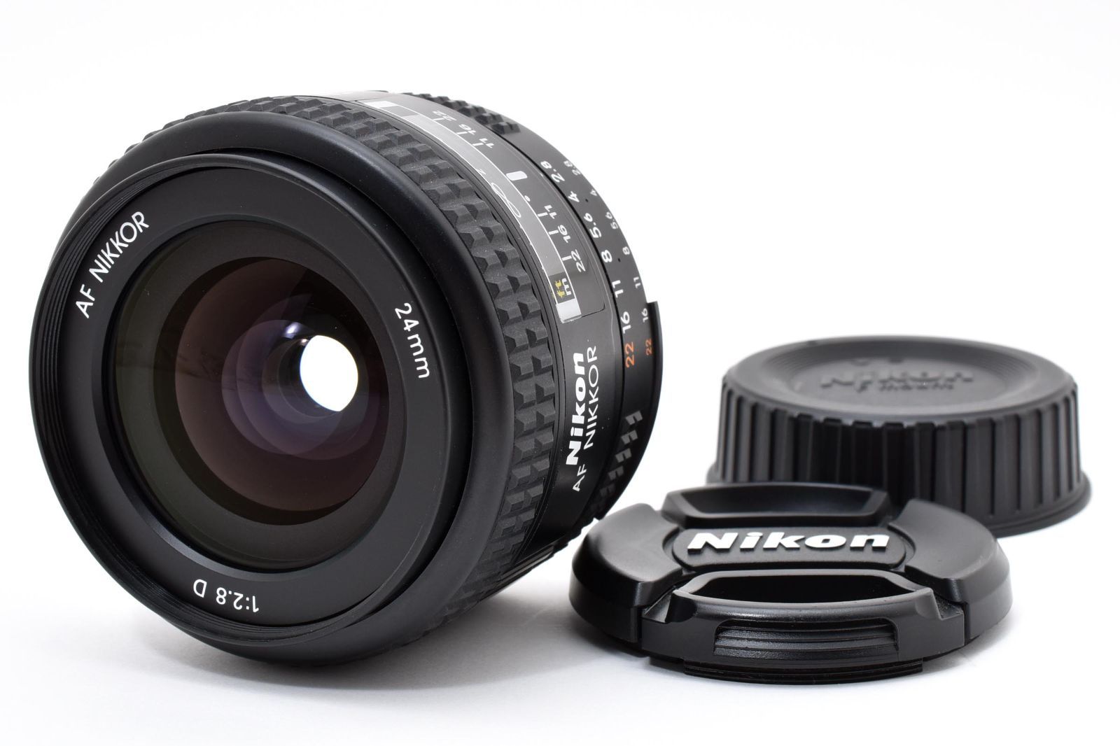 【極美品】Nikon AF Nikkor 24mm F2.8D 日本製 広角単焦点レンズ FX対応