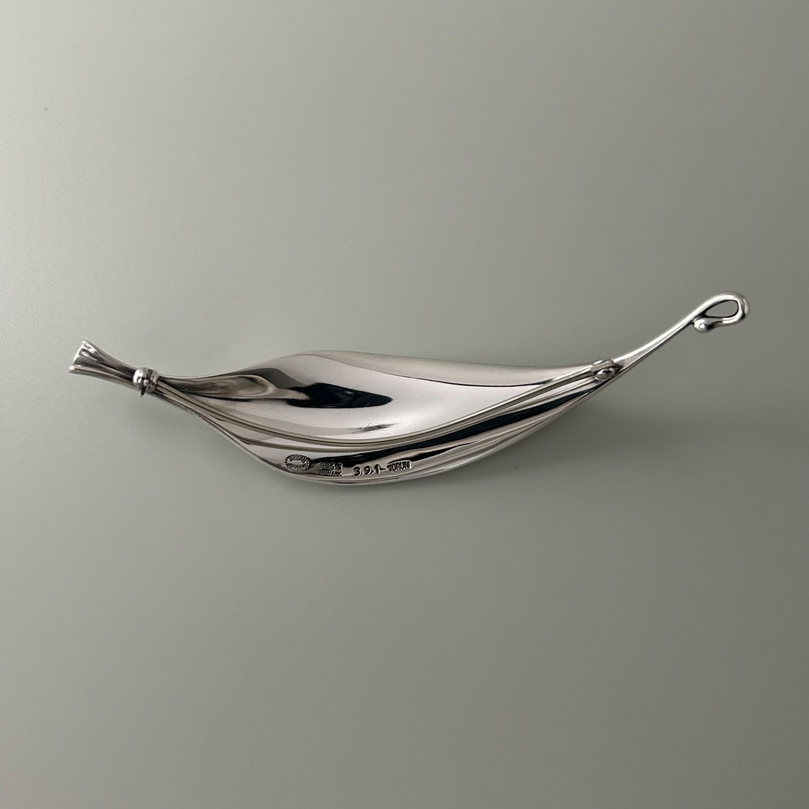 ジョージジェンセン 391 リーフ ブローチ Sterling Silver 925