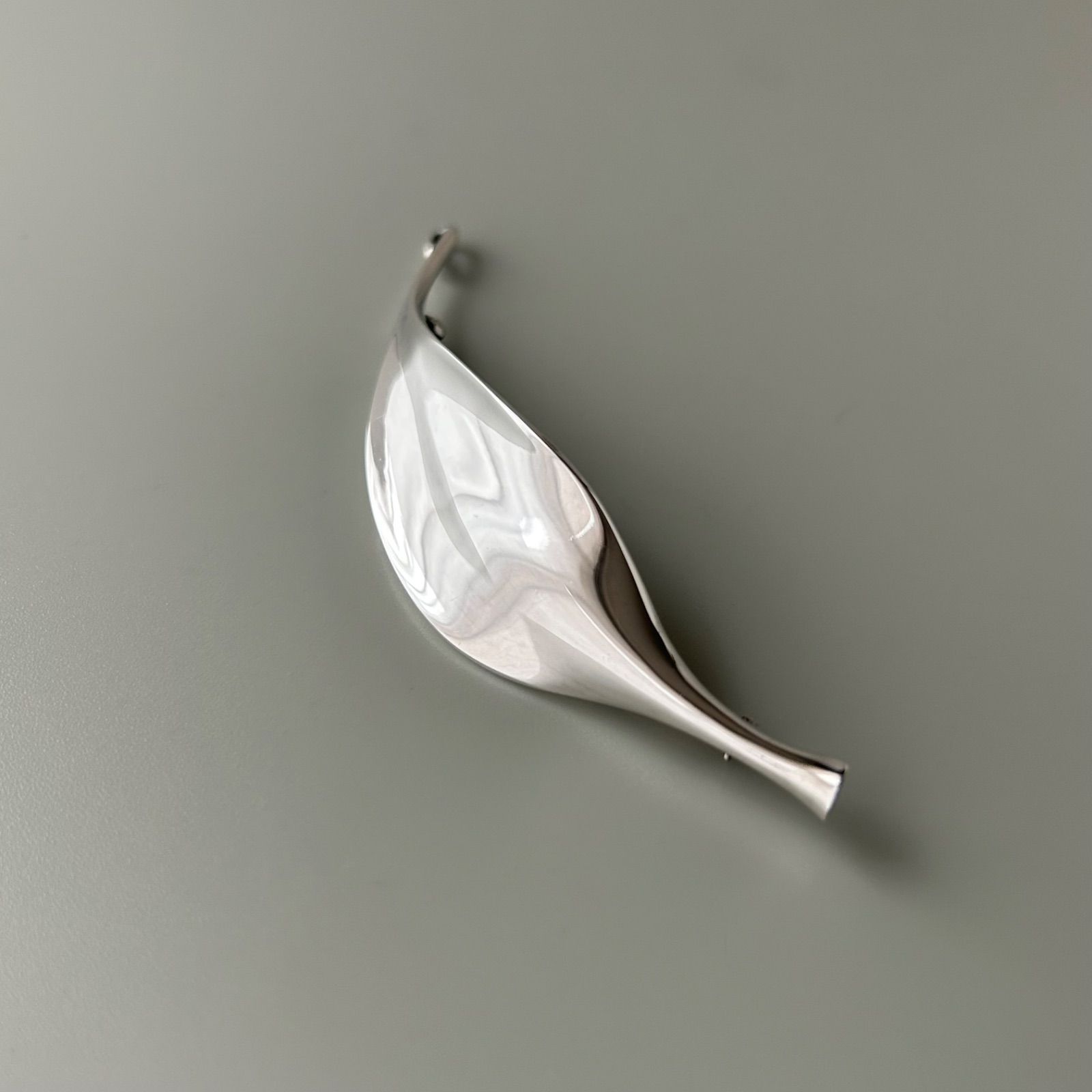 ジョージジェンセン 391 リーフ ブローチ Sterling Silver 925