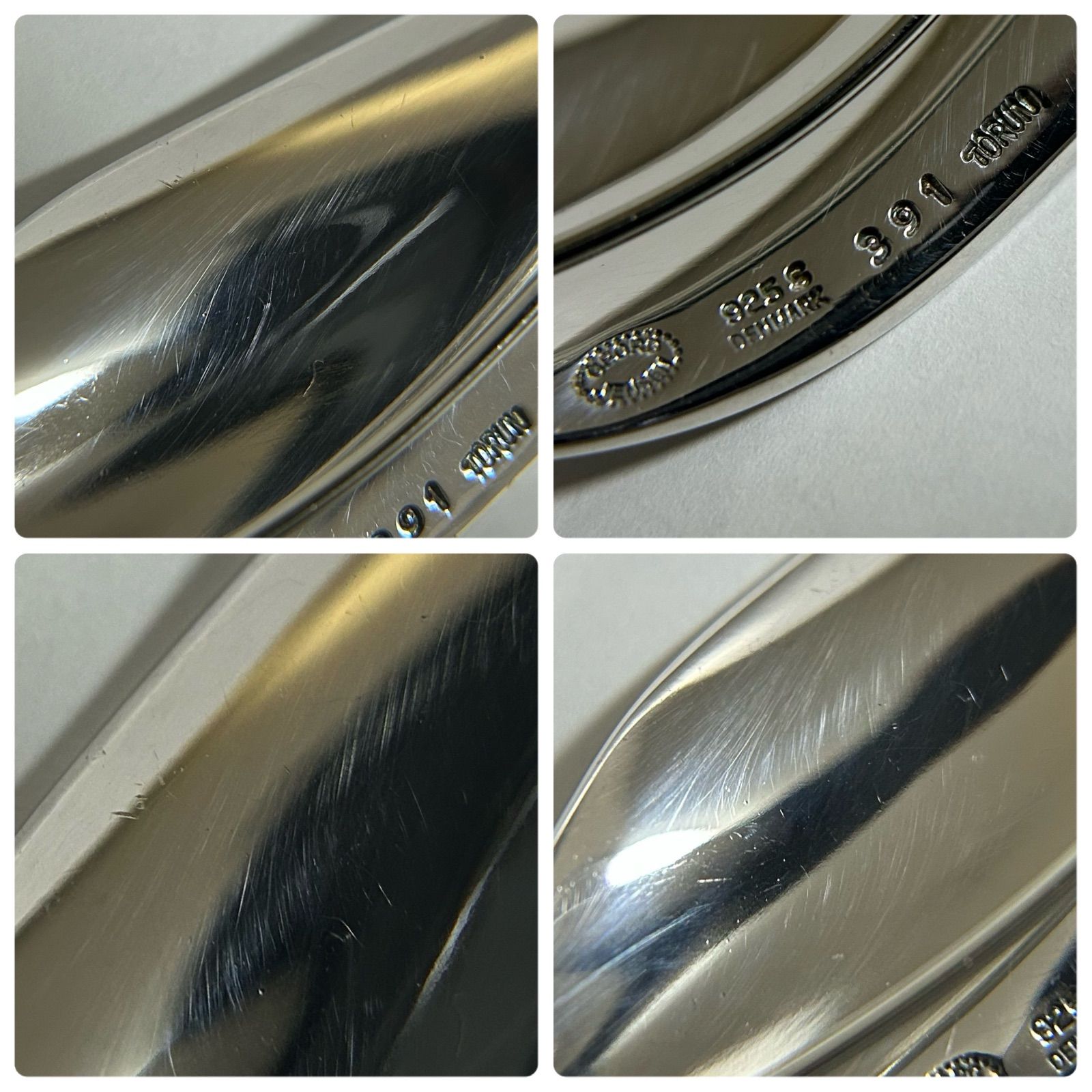 ジョージジェンセン 391 リーフ ブローチ Sterling Silver 925