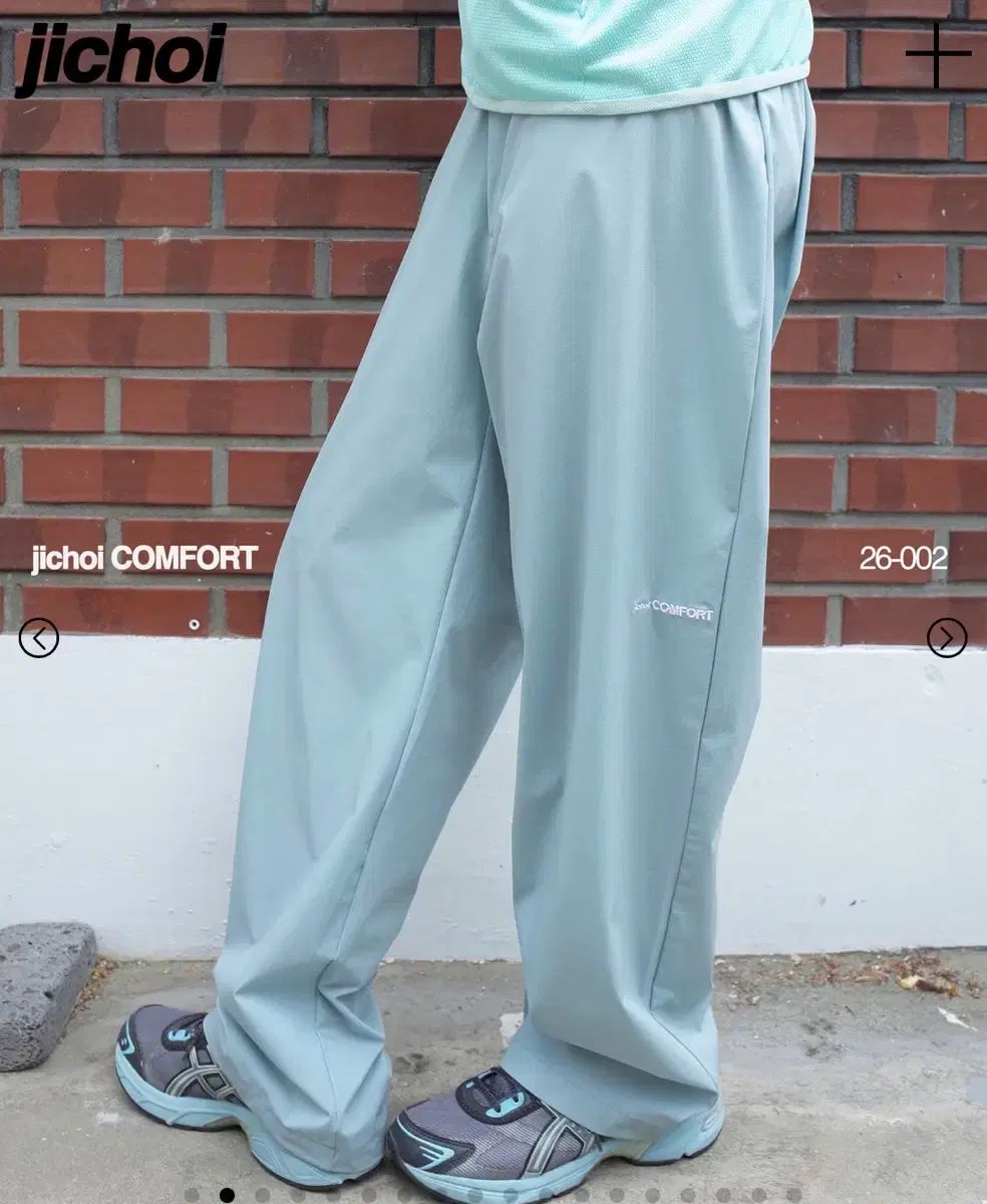 ジチョイ 26-002 ナイロンパンツ dusty jade