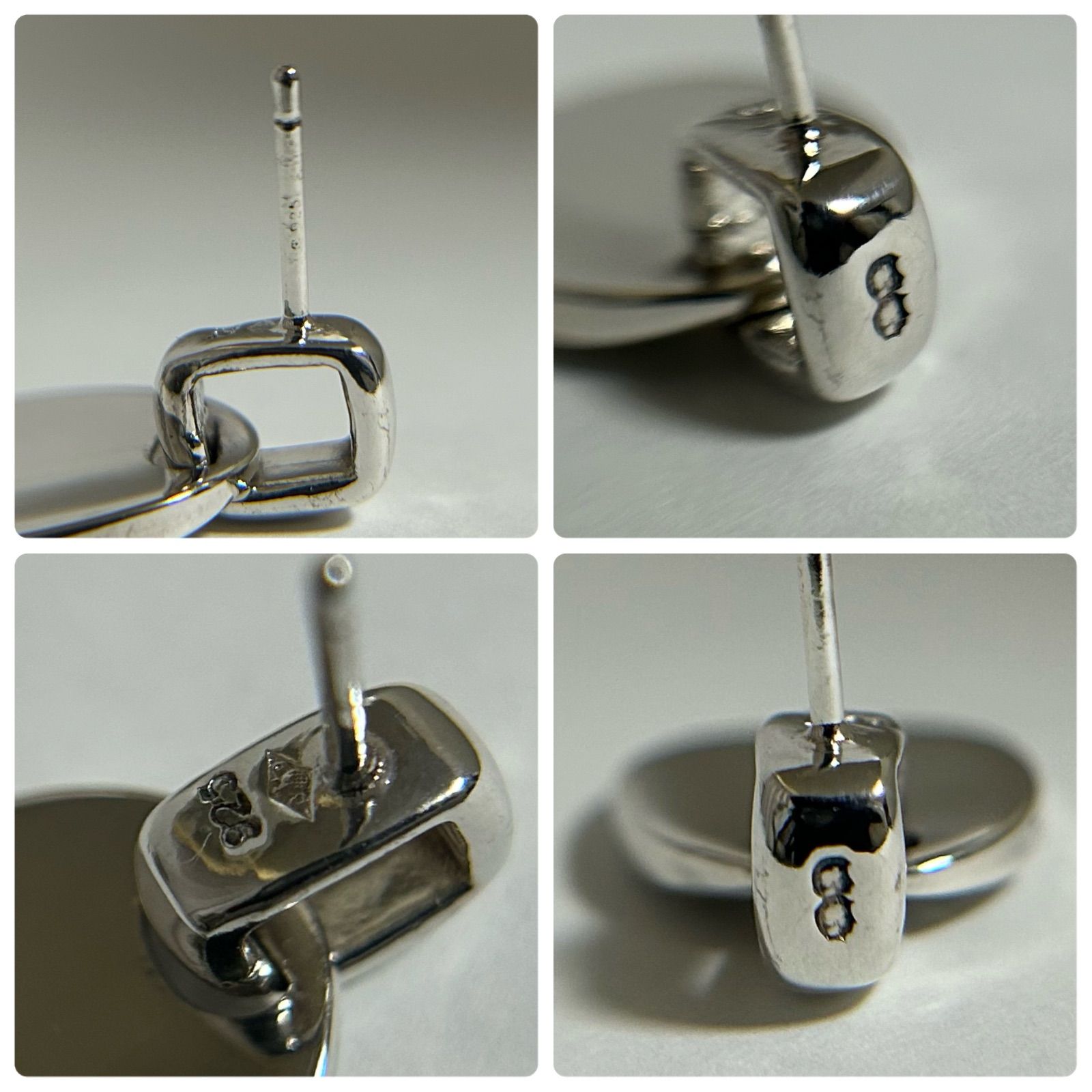 シャネル ピアス ロゴ プレート SV925 ヴィンテージ CHANEL - メルカリ