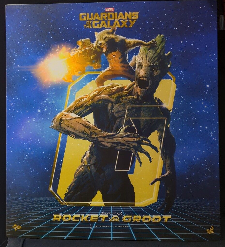 HOTTOYS MOVIE MASTERPIECE ROCKET & GROOT MMS254