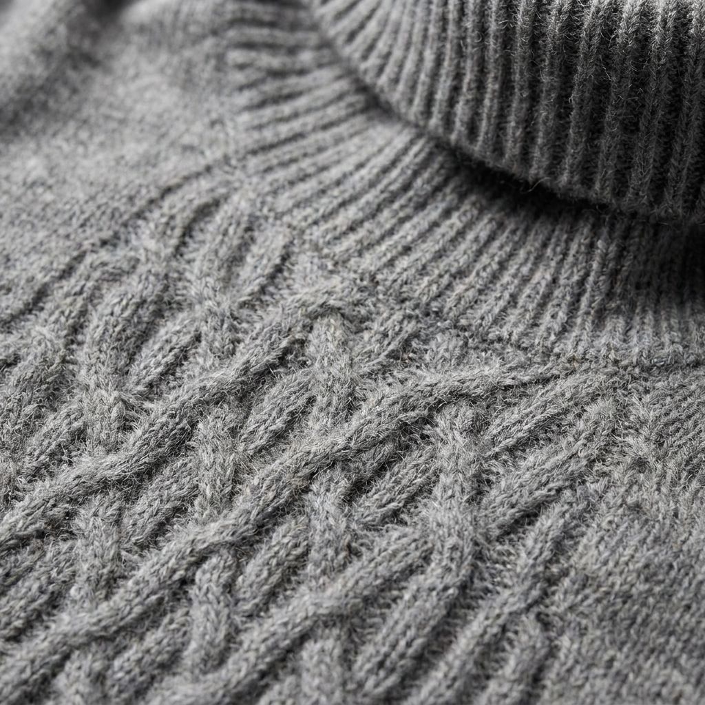 CASHMERE LIFE カシミヤ100% タートルネック ニット L グレー theory風 