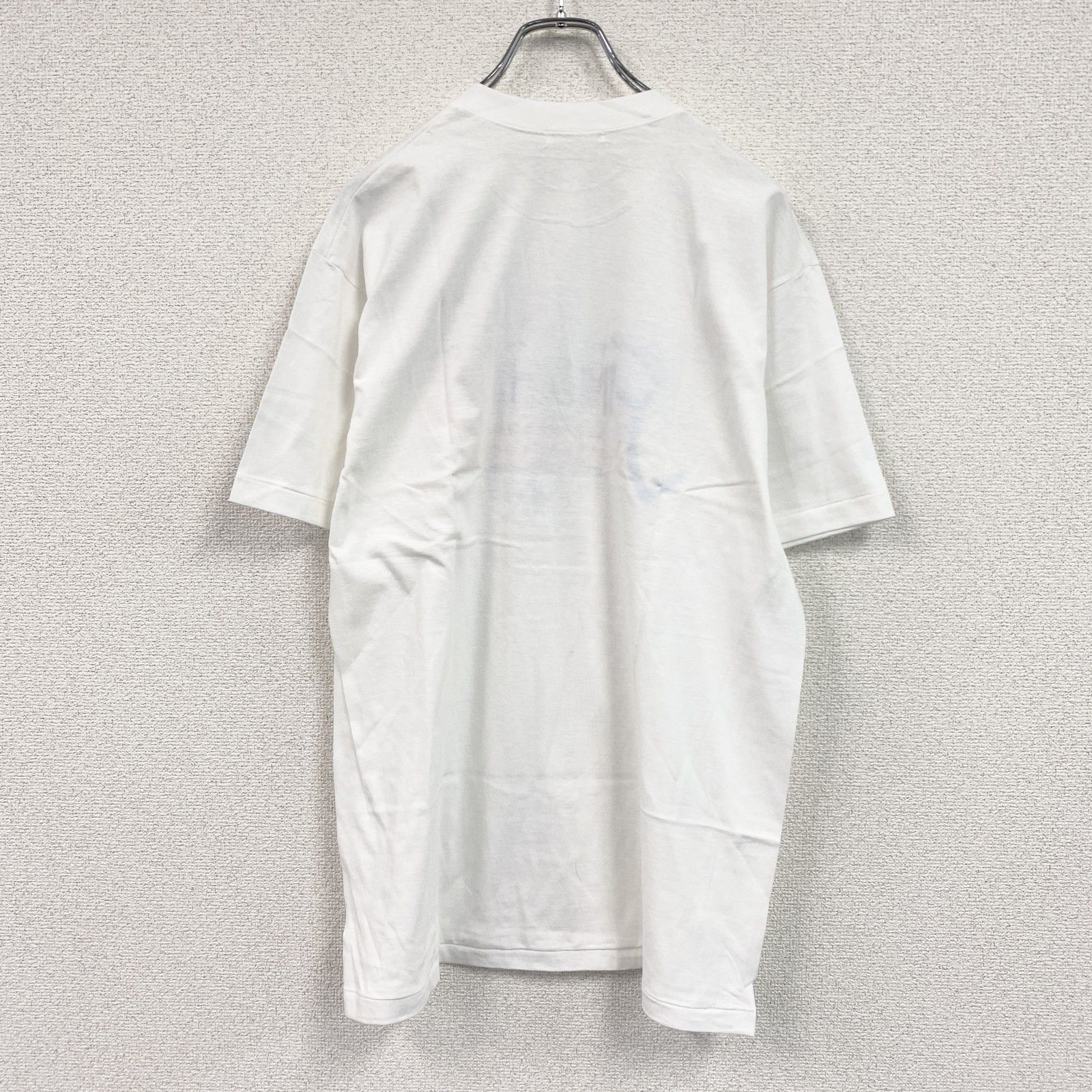 TOP FAIR 半袖プリントTシャツ シングルステッチ 白 ホワイト LLサイズ 