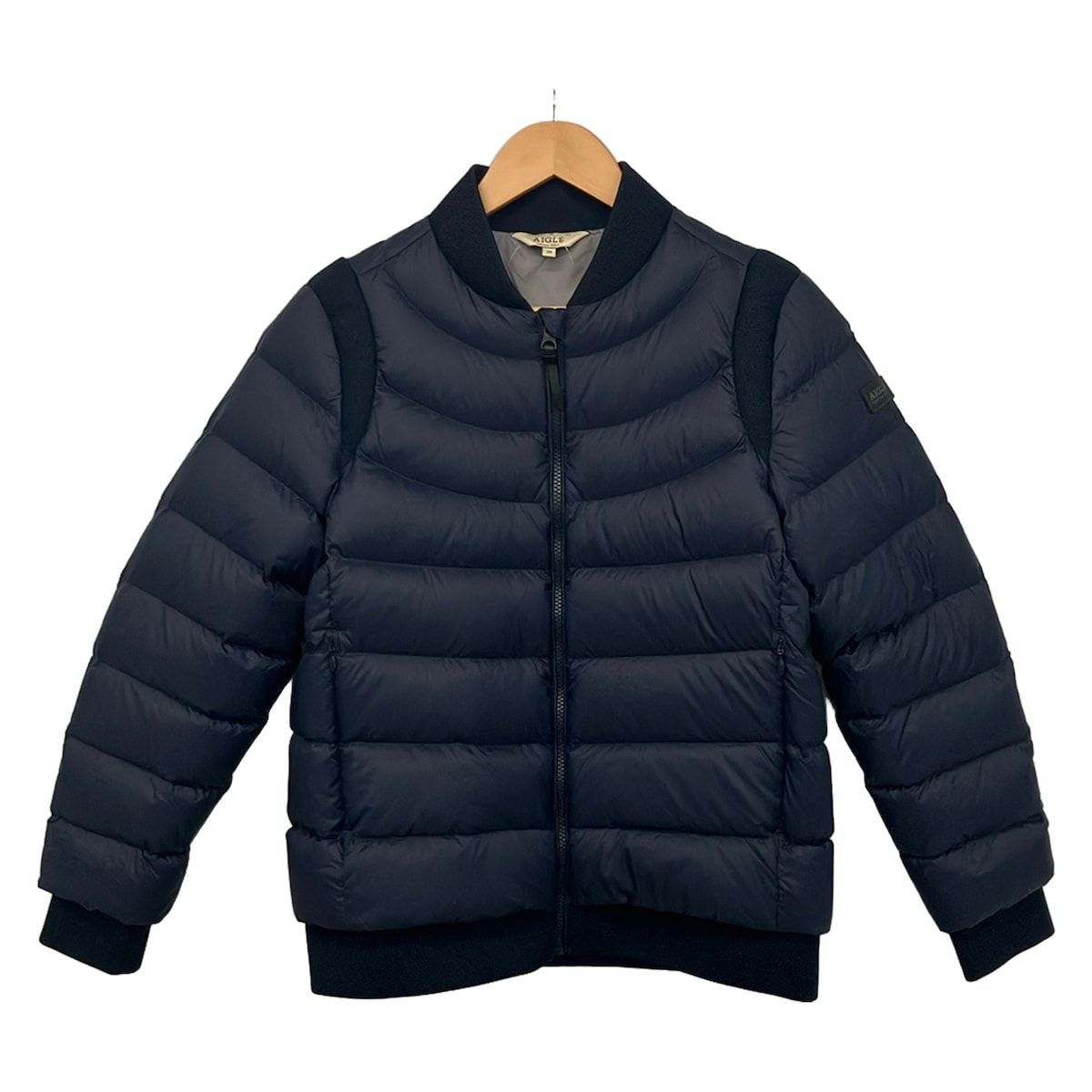 AIGLE(エーグル) ダウンジャケット サイズ38 M レディース美品 - ダークネイビー 長袖/冬