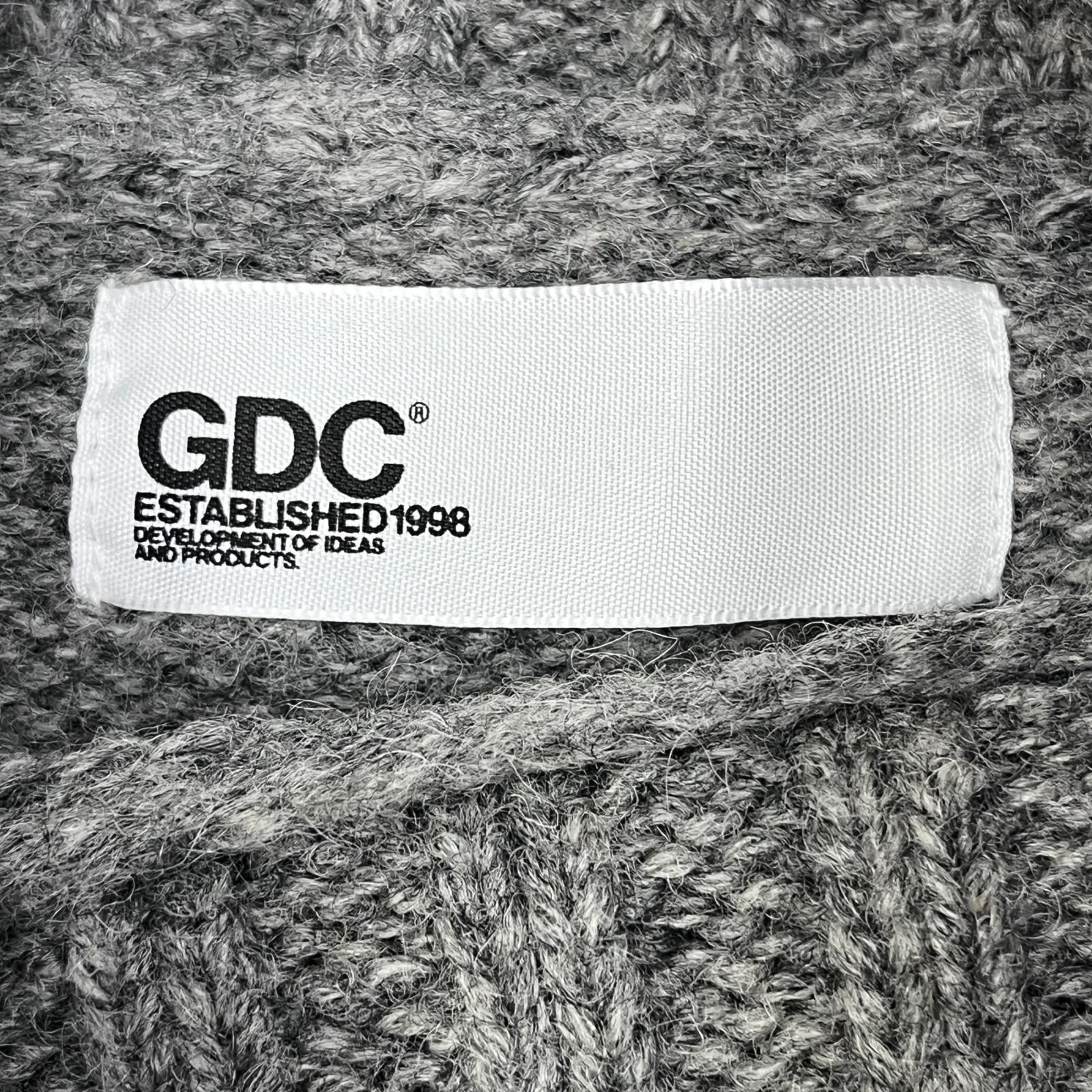 【加古川店】 中古 GDC | ジーディーシー セーター Shetland Turtle Knit gd0214 グレー サイズ：XL 【104】 加古川店】 中古 GDC | ジーディーシー セーター Shetland Turtle Knit