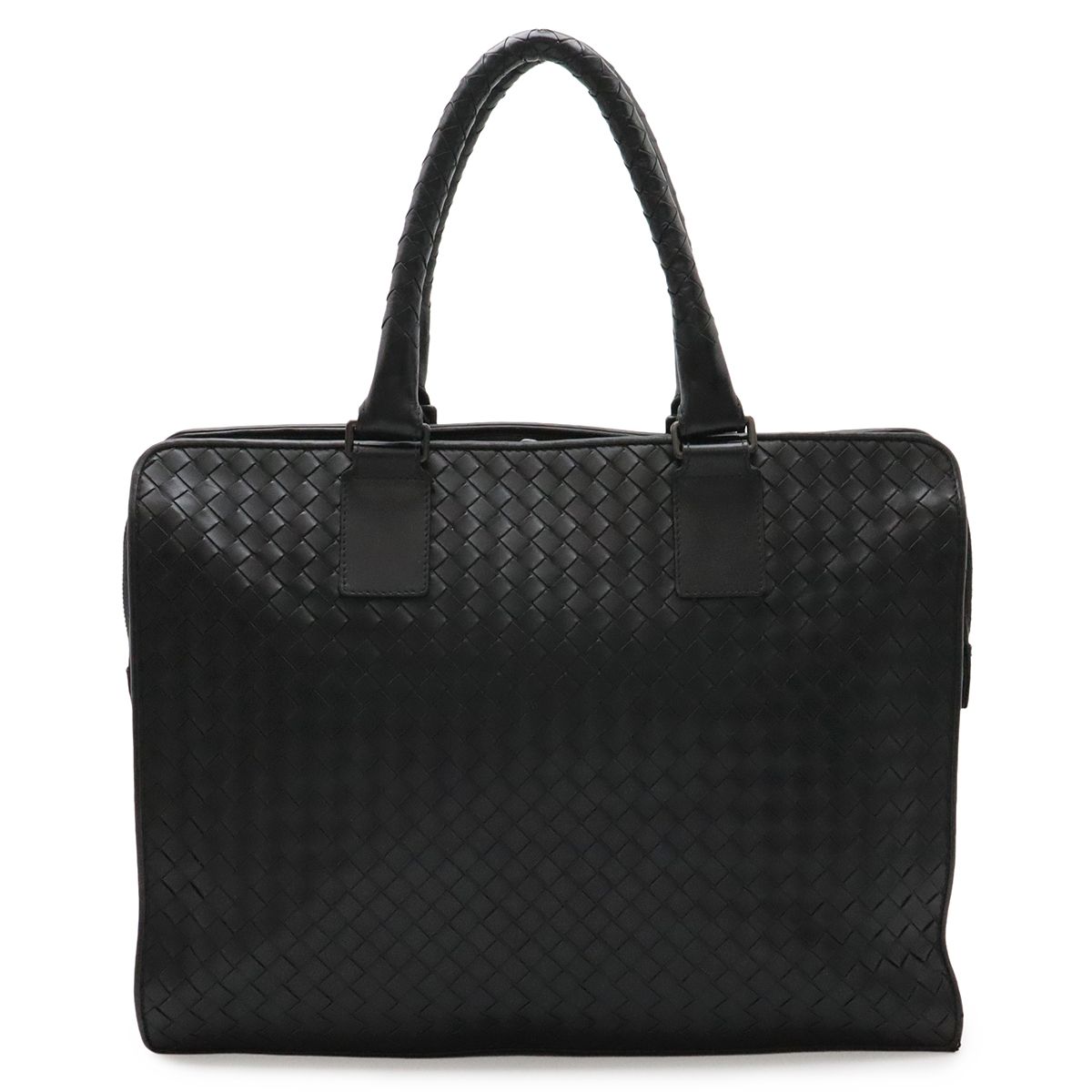 BOTTEGA VENETA ボッテガ ヴェネタ ボッテガベネタ イントレチャート ビジネスバッグ ブリーフケース 書類カバン レザー ブラック 黒 194669