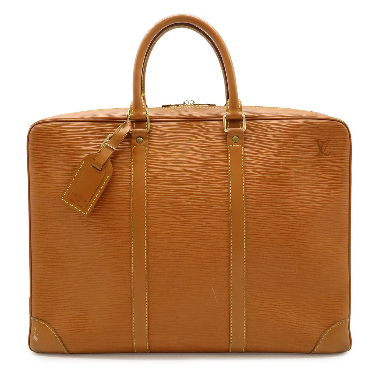 LOUIS VUITTON ルイ ヴィトン エピ ポルト ドキュマン ヴォワヤージュ ビジネスバッグ ブリーフケース ジパングゴールド ゴールド金具 M54478