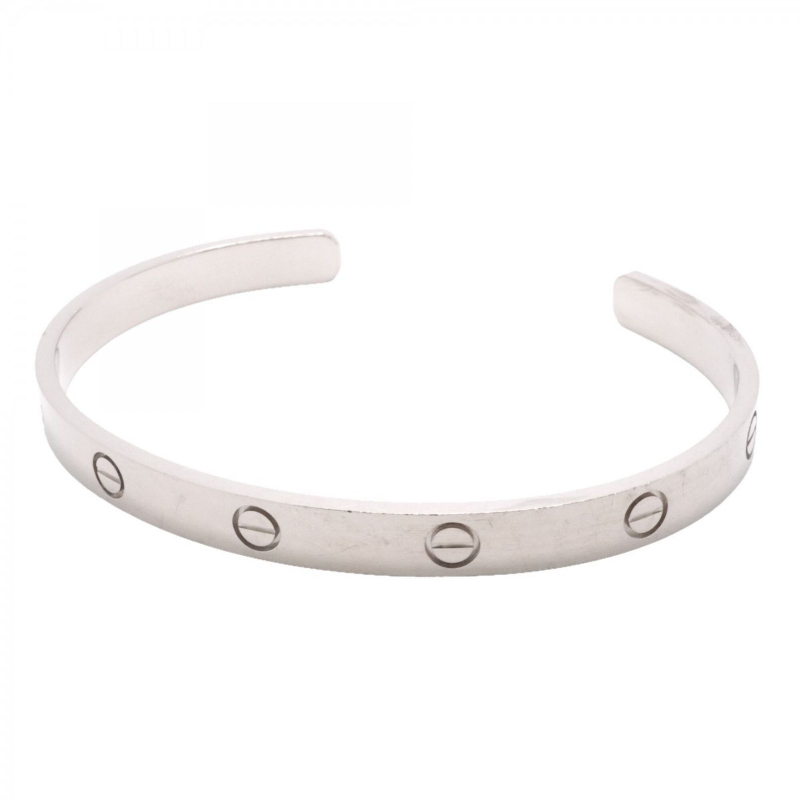 カルティエ(Cartier) カルティエ バングル ラブブレス 18KWG ホワイトゴールドメンズ P3044265