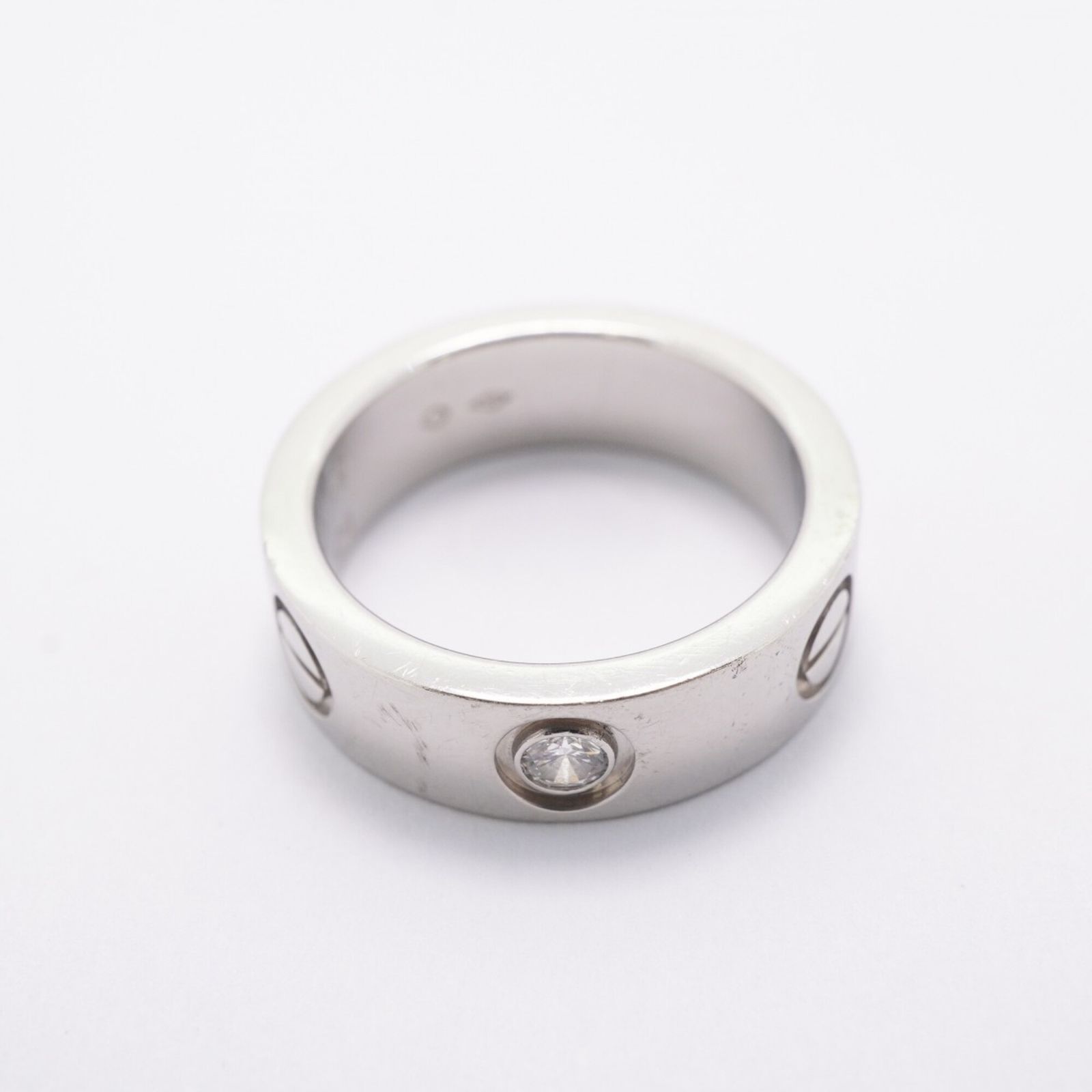 カルティエ(Cartier) カルティエ リング ラブ 1PD Pt950 プラチナ 