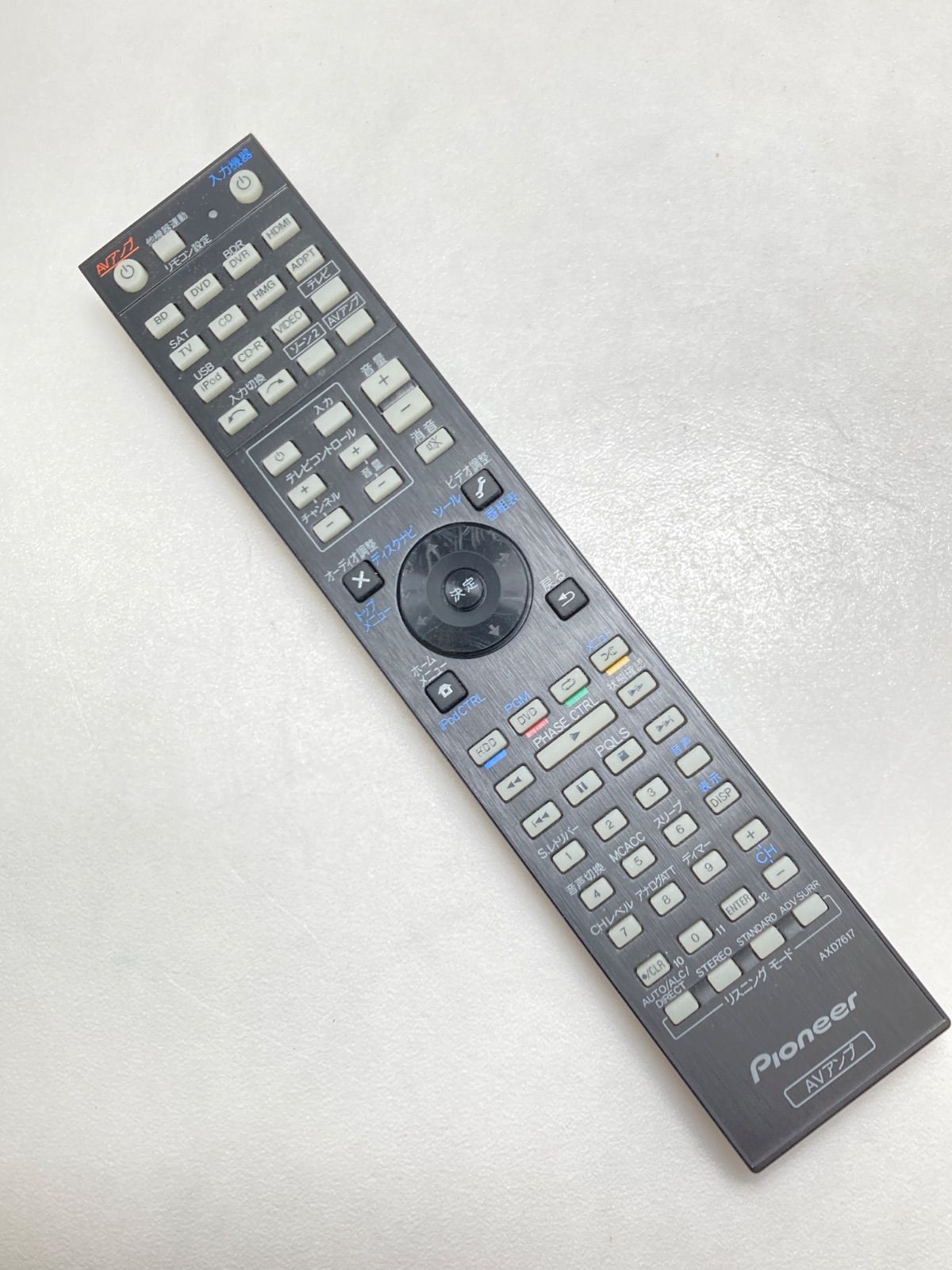 A976　Pioneer　パイオニア　リモコン　　RC-947C Pioneer パイオニア AXD7617 リモコン - メルカリ