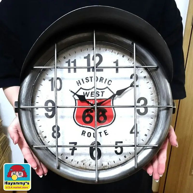 時計 サブマリン 潜水艦 壁掛け Route66 ウォールクロック