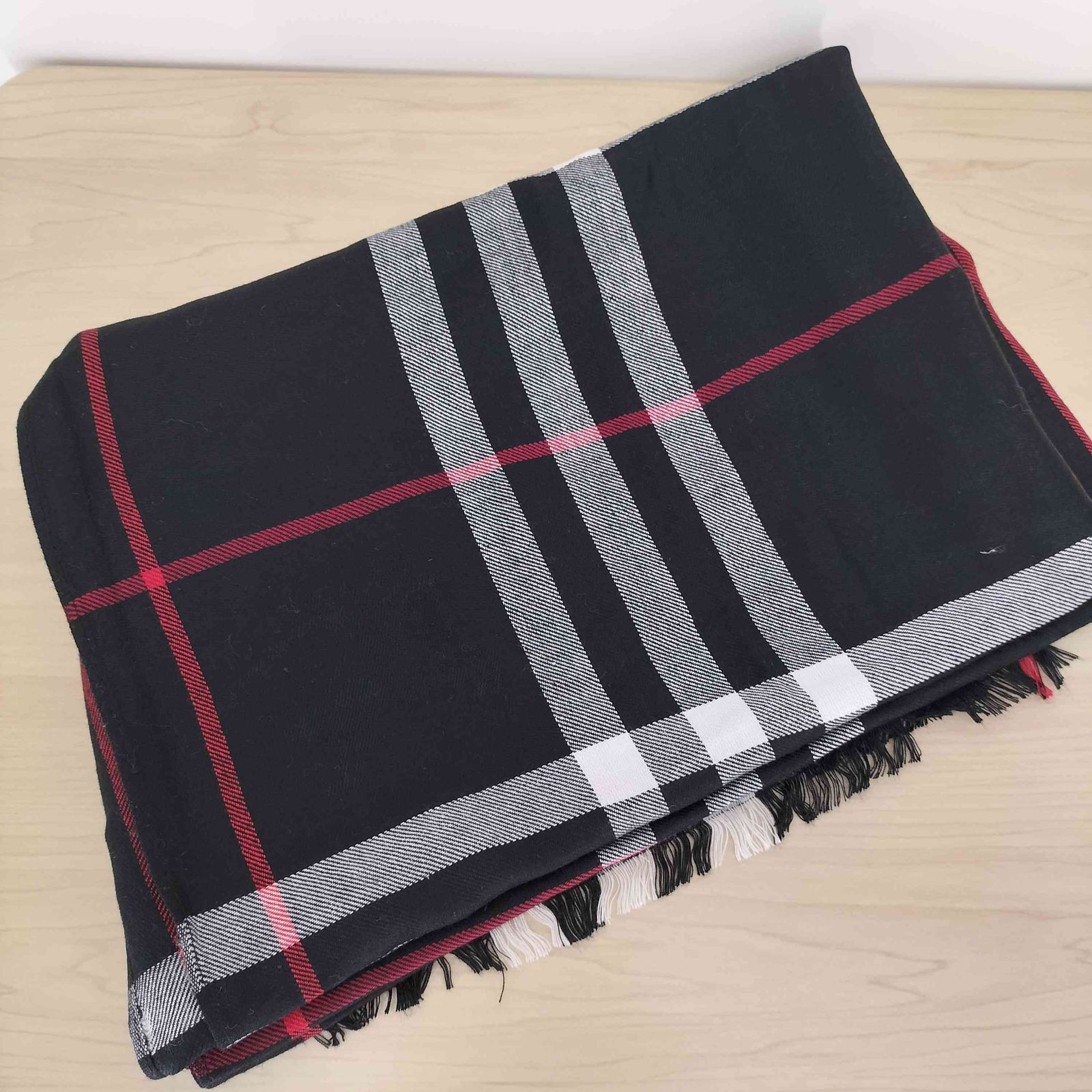 バーバリーロンドン BURBERRY LONDON 英国製 ノバチェック カシミヤ混