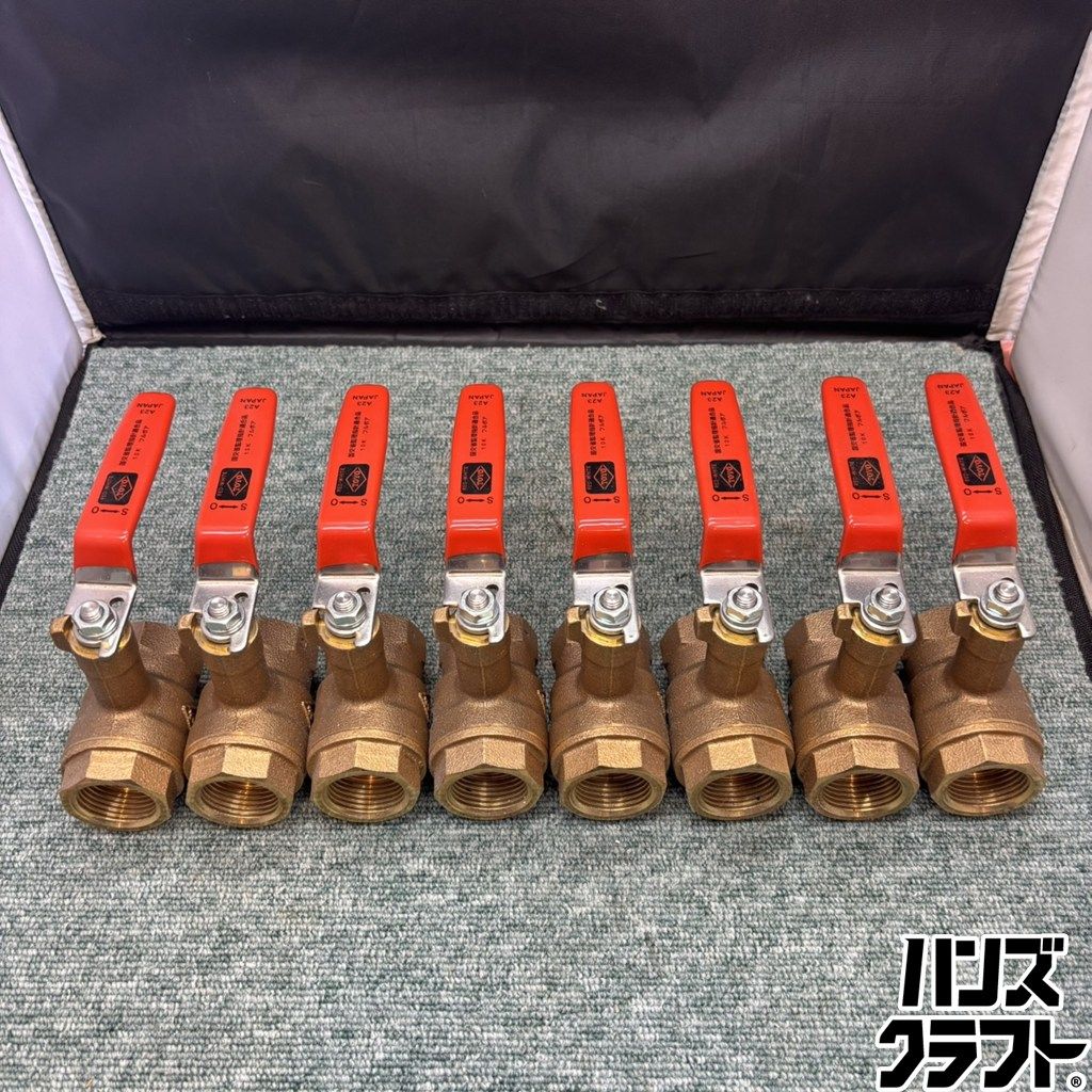 ◎ 【未開封／8個セット】 東洋バルブ 10K BOX-N 青銅ねじ込み形 ボール弁 フルボア TOYO 東洋バルヴ 【未使用／新古品】