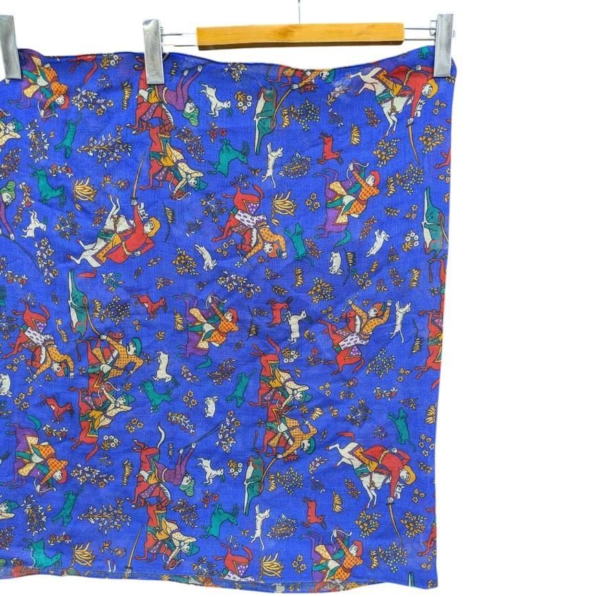 Drake's ドレイクス Antique Moghul Oversized Scarf ハンティング