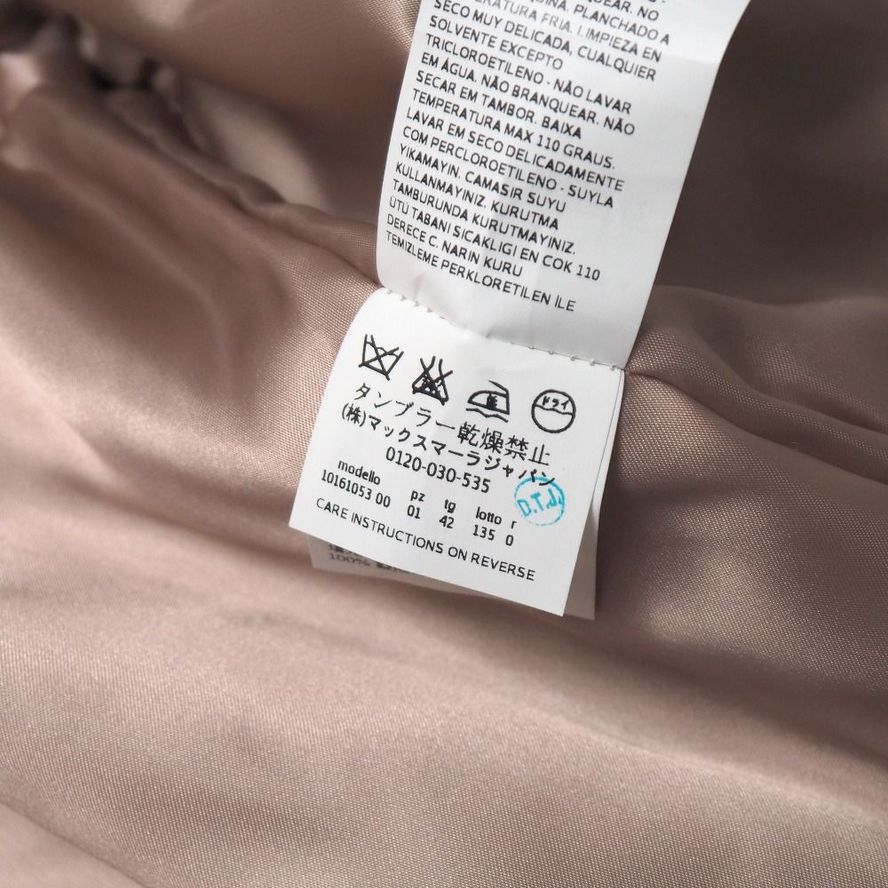 MAX MARA マックスマーラ コート サイズ42 白タグ アルパカ×ウール