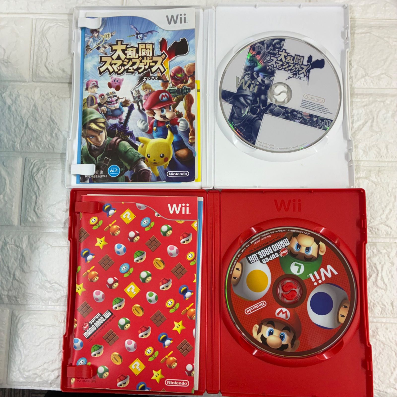 動作確認済】Wii本体 ソフト 2本セット - メルカリ
