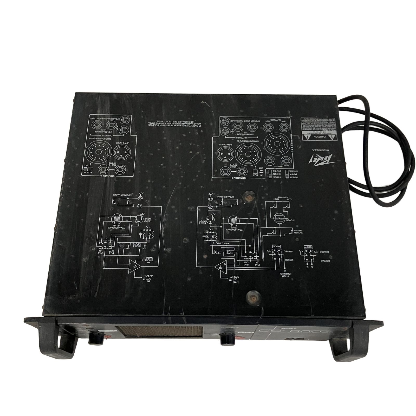 【廃盤品・動作OK】SWR STEREO 800 パワーアンプ ヴィンテージ品 PEAVEY ピーヴィー CS800X professional STEREO POWER AMPLIFIER