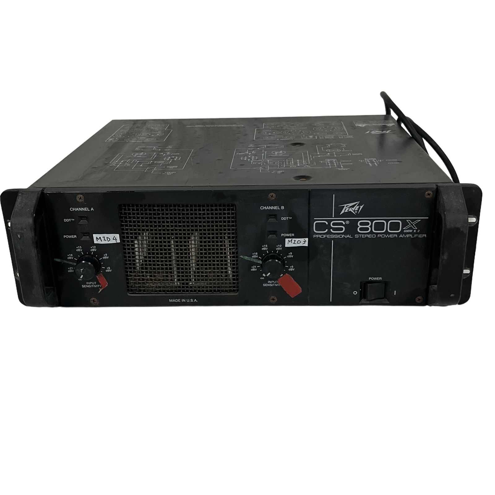 PEAVEY ピーヴィー CS800X professional STEREO POWER AMPLIFIER